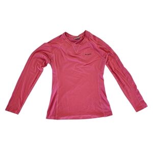 Columbia Pink Long-Sleeve Athletic Performance Tee Women's Size XS